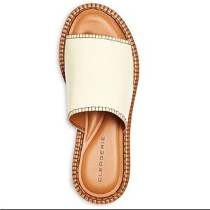 Robert Clergerie Women's Cream Slide Mules